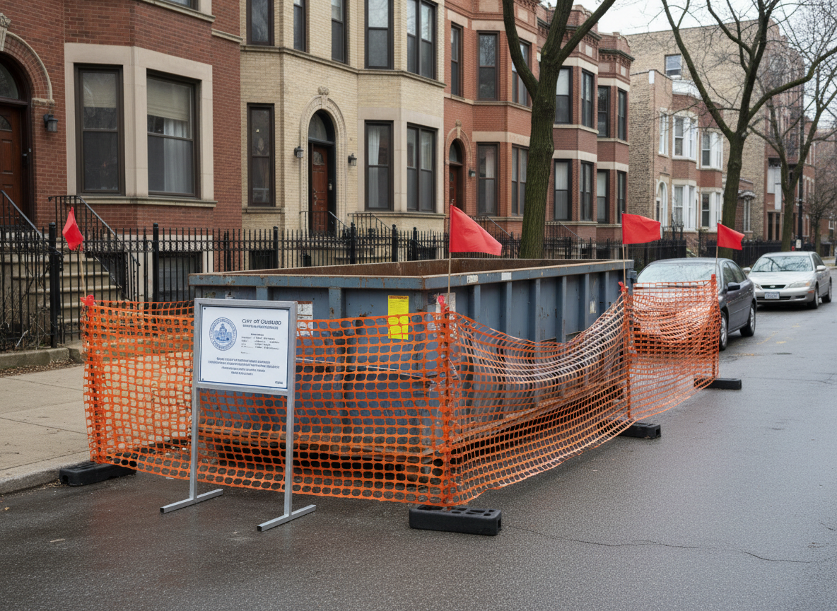 Chicago Street Permit Rules For Temporary Dumpster Placement