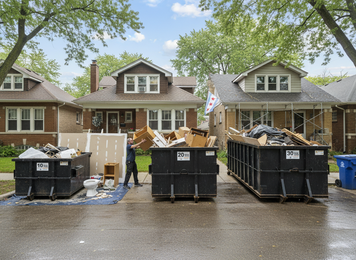 Estimating Dumpster Size Needs For Typical Chicago Home Projects